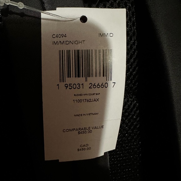 NWT Coach Court Backpack With Ruching - Picture 5 of 10